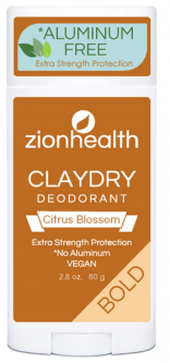 Clay Dry Solid - Citrus Blossom Vegan Deodorant 2.8oz